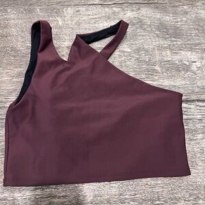 Peloton Burgundy Sports Bra